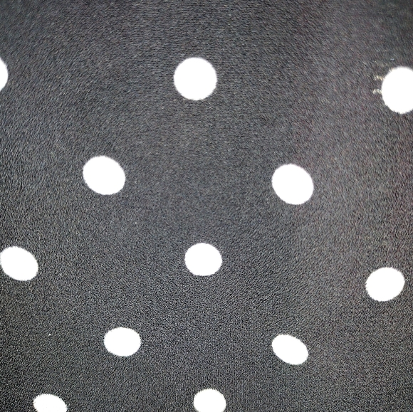 Bobeau Black and White Polka Dot Top - Picture 2 of 5